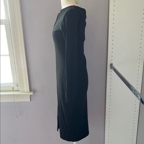 Susana Monaco Elegant Black Keyhole Dress - Picture 5 of 9